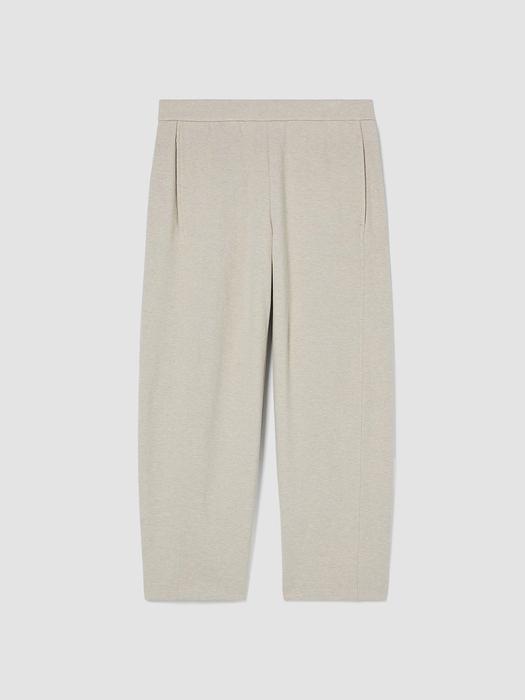 Organic Cotton Melange Crepe Lantern Pant