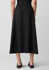 Washed Organic Cotton Poplin A-Line Skirt