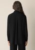 Silk Georgette Crepe Classic Collar Shirt