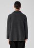 Boucle Wool Knit Classic Collar Jacket