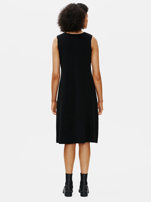 Luxe Merino Stretch Dress in Responsible Wool