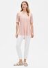 Fine Tencel Jersey Rounded V-Neck Tunic
