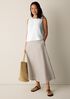 Organic Linen Half-Circle Skirt
