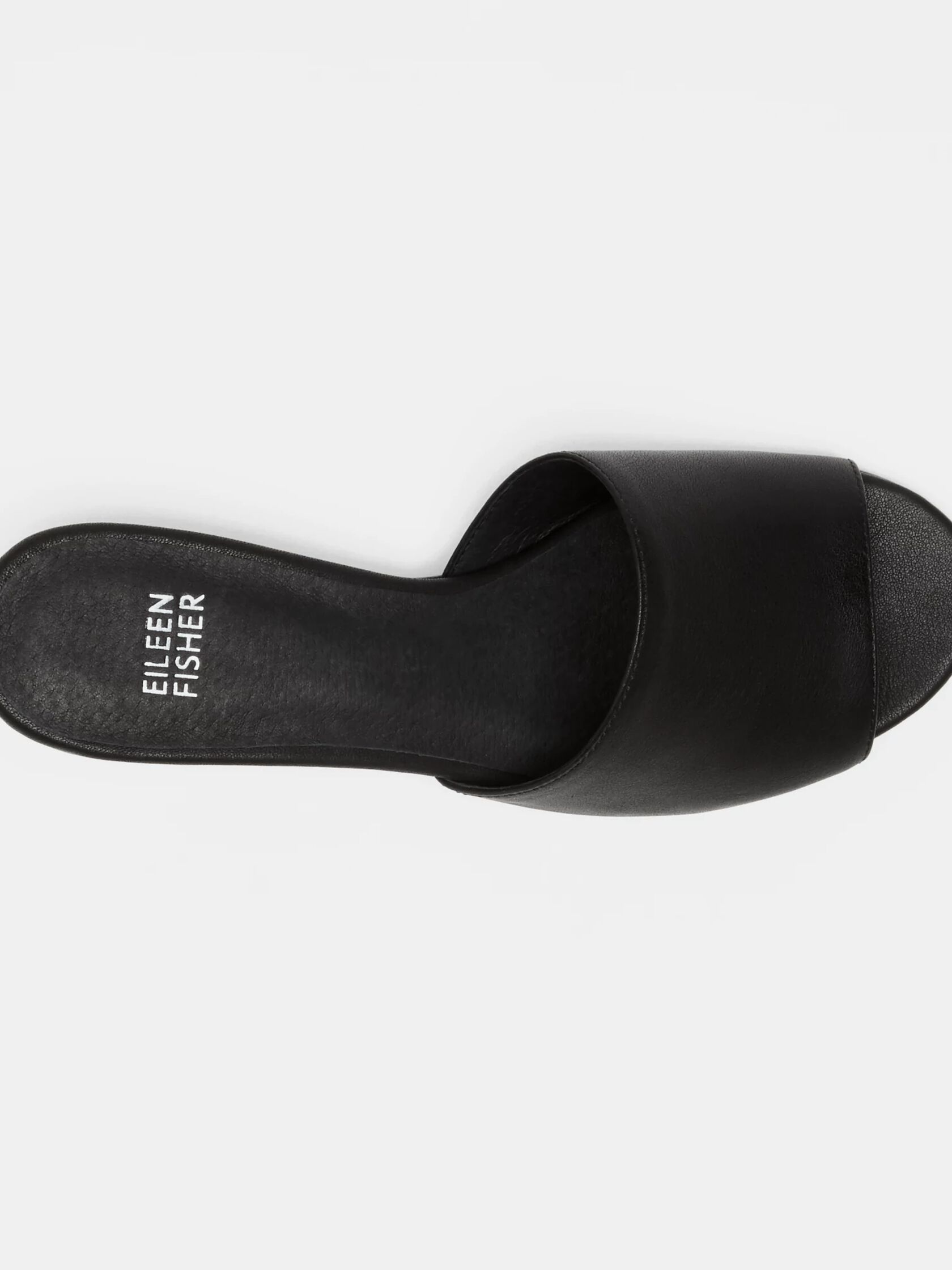 Tea Leather Slide Sandal