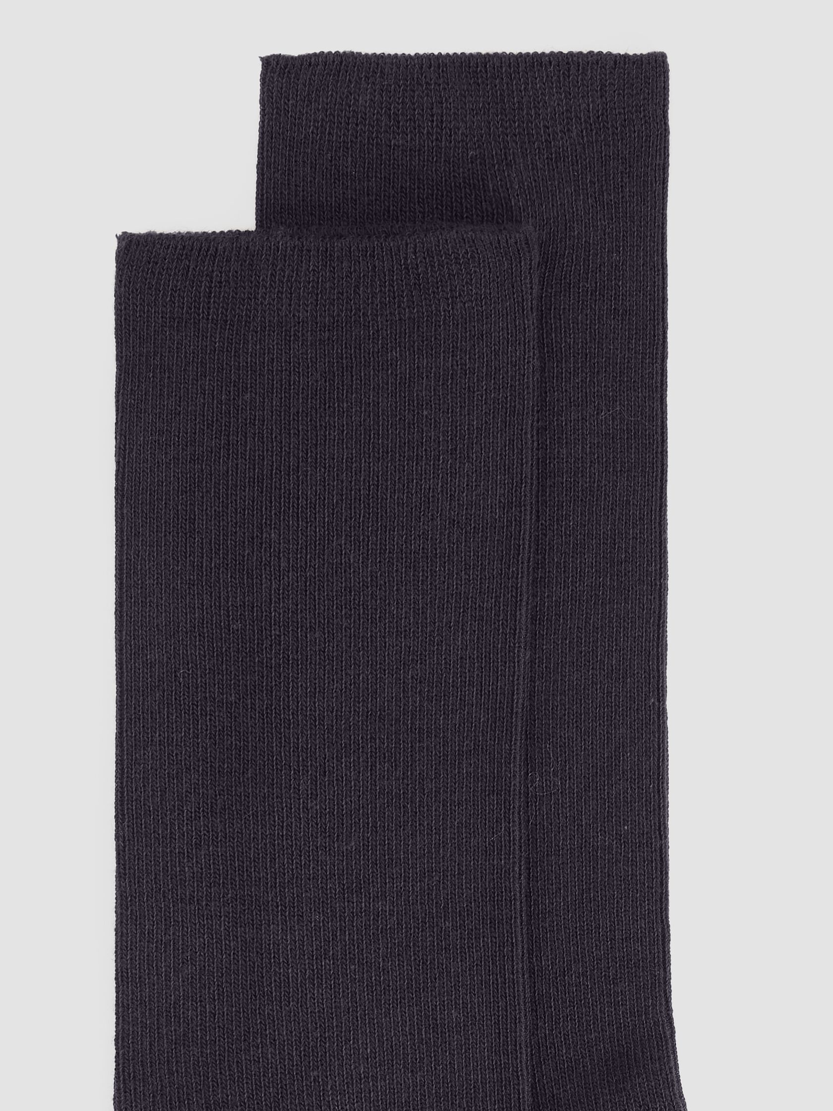 Cotton Rib Crew Sock