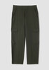 Washable Stretch Crepe Cargo Pant