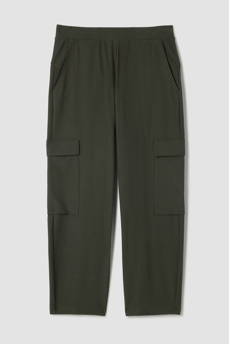 Washable Stretch Crepe Cargo Pant Washable Stretch Crepe Cargo Pant