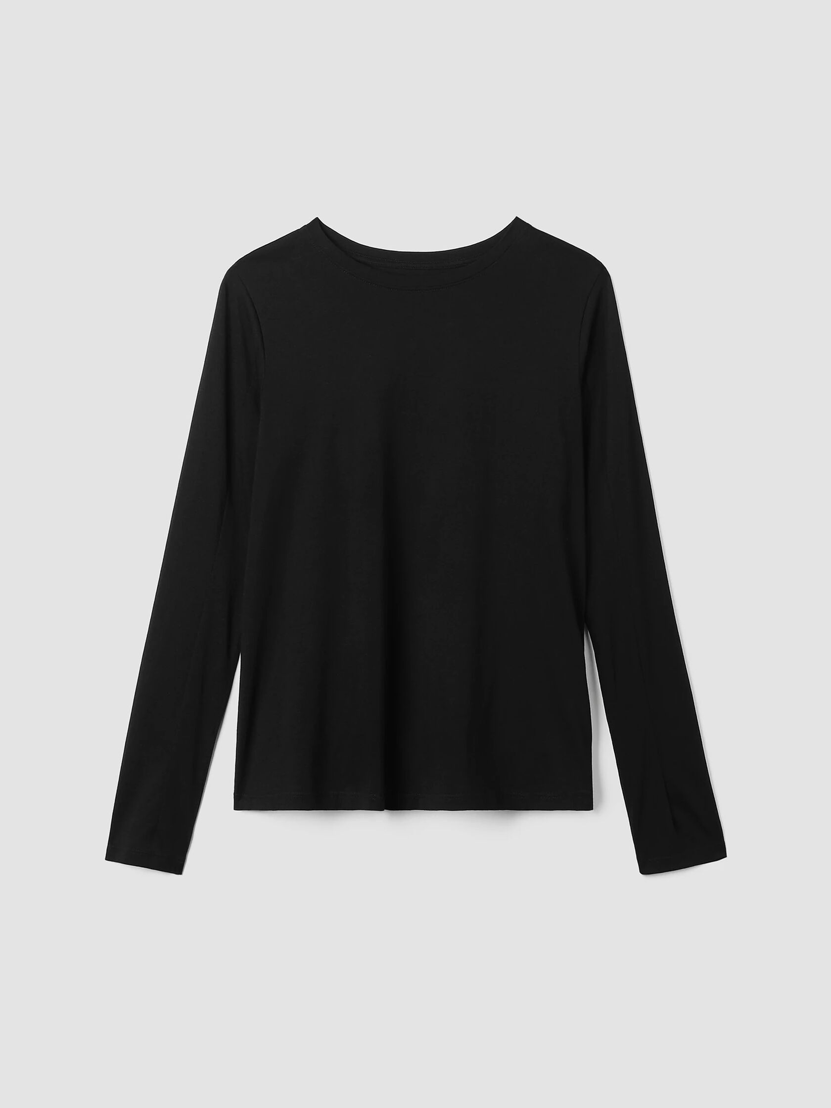 Organic Pima Cotton Jersey Long-Sleeve Tee