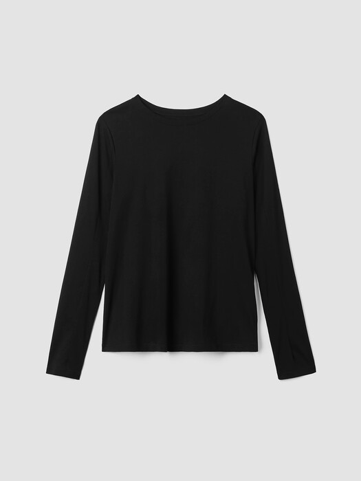 Organic Pima Cotton Jersey Long-Sleeve Tee