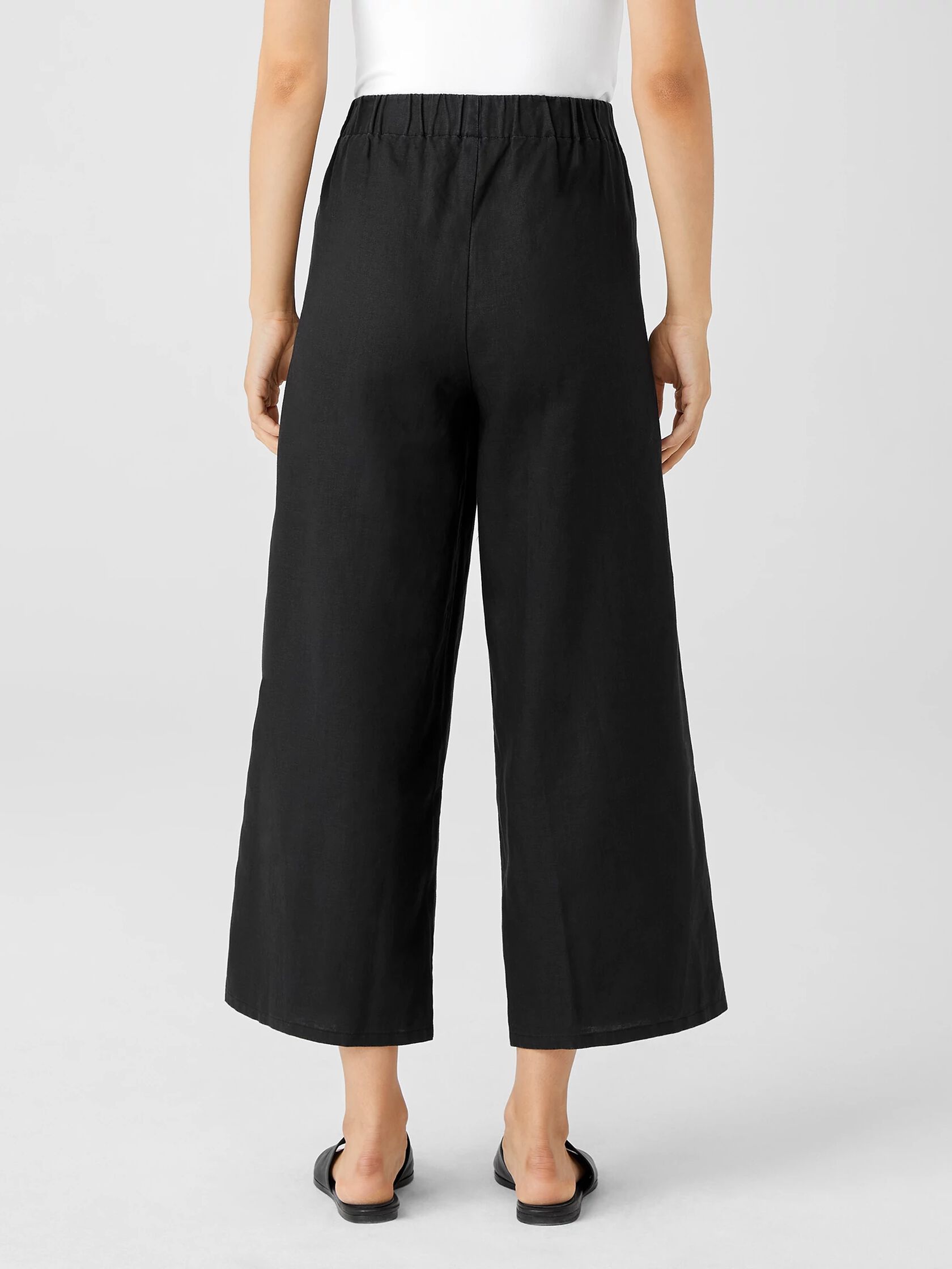 Organic Linen Wide-Leg Pant