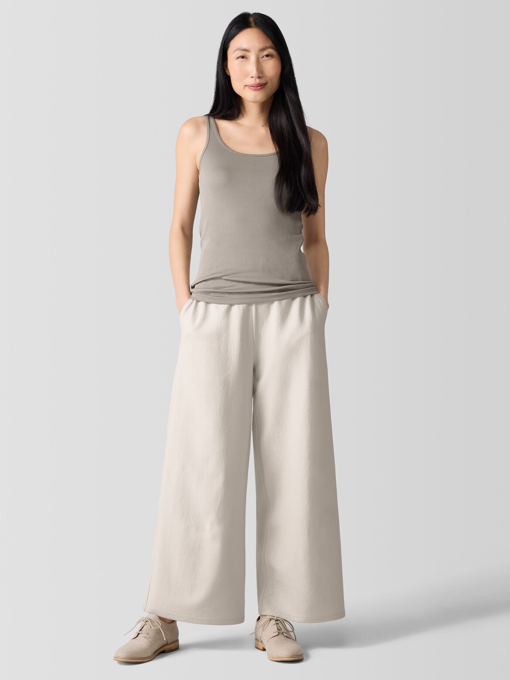 Organic Cotton Stretch Rib Tank