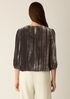 Crushed Velvet Round Neck Top