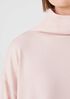 Cozy Brushed Terry Funnel Neck Box-Top