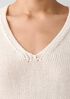 Peruvian Organic Cotton Cord Jersey V-Neck Top