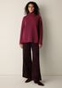 Recycled Wool Cashmere Turtleneck Top