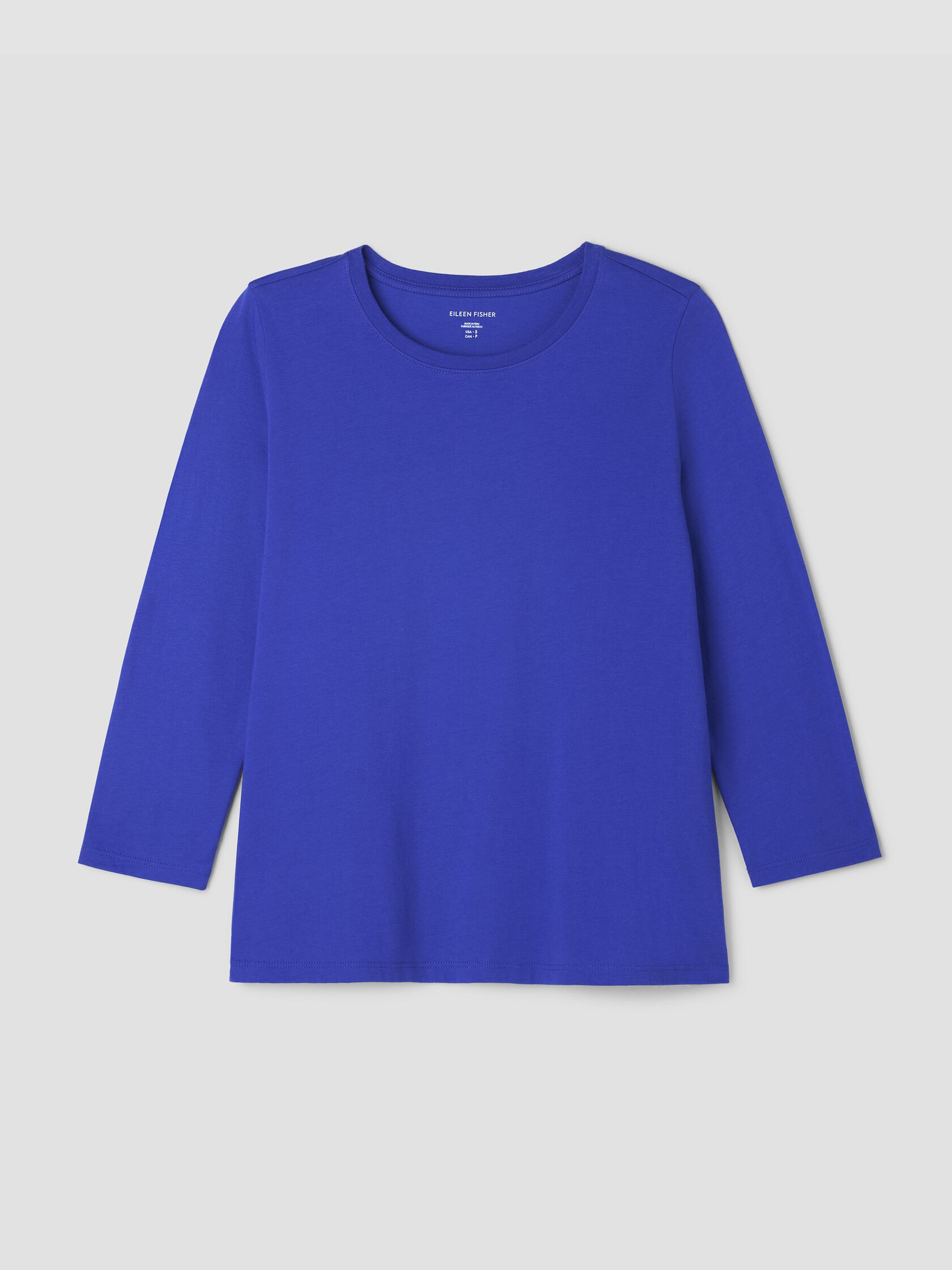 Organic Pima Cotton Jersey Long-Sleeve Tee