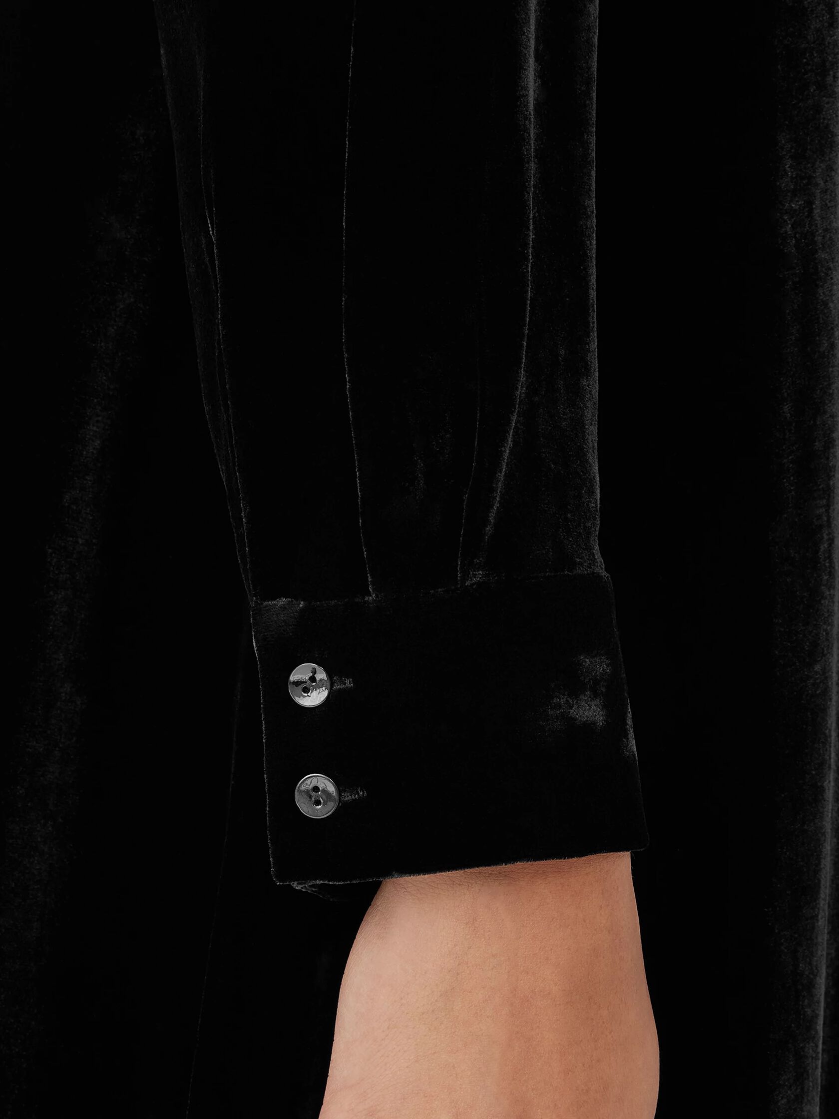 Velvet Bateau Neck Dress