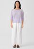 Organic Linen Cotton Jersey Box-Top