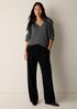 Peruvian Cotton Blend V-Neck Top