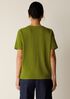 Organic Cotton Slubby Jersey V-Neck Tee