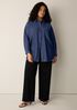 Washable Stretch Crepe Pintuck Wide Pant