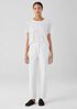 Organic Linen Jersey Crew Neck Tee