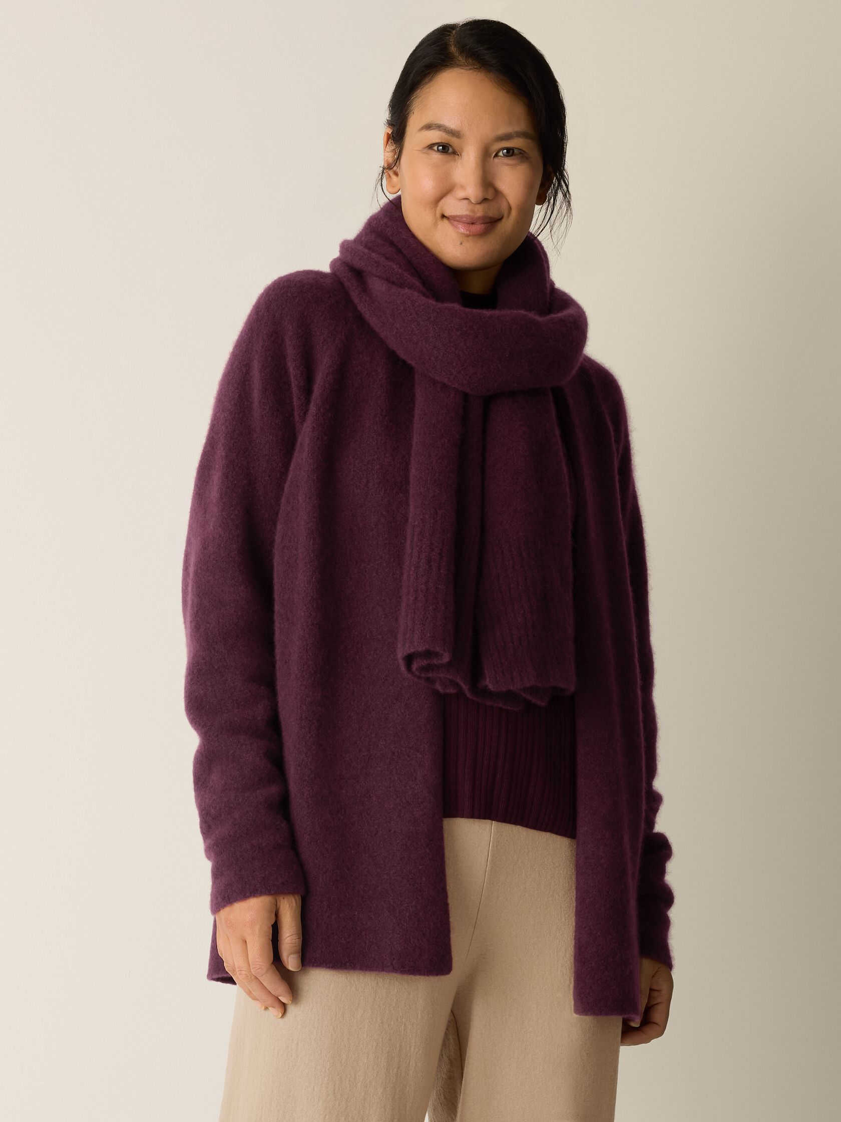 Cashmere Silk Boucle Bliss Scarf