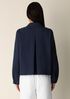 Organic Cotton Pucker Check Classic Collar Jacket