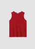 Organic Cotton Slubby Rib Knit Crew Neck Tank