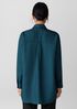 Silk Twill Classic Collar Long Shirt
