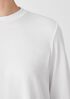 Organic Pima Cotton Interlock Mock Neck Top