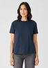 Organic Pima Cotton Jersey Round Neck Tee