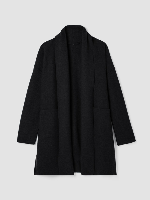 Lightweight Boiled Wool Coat