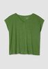 Organic Linen Jersey V-Neck Tee