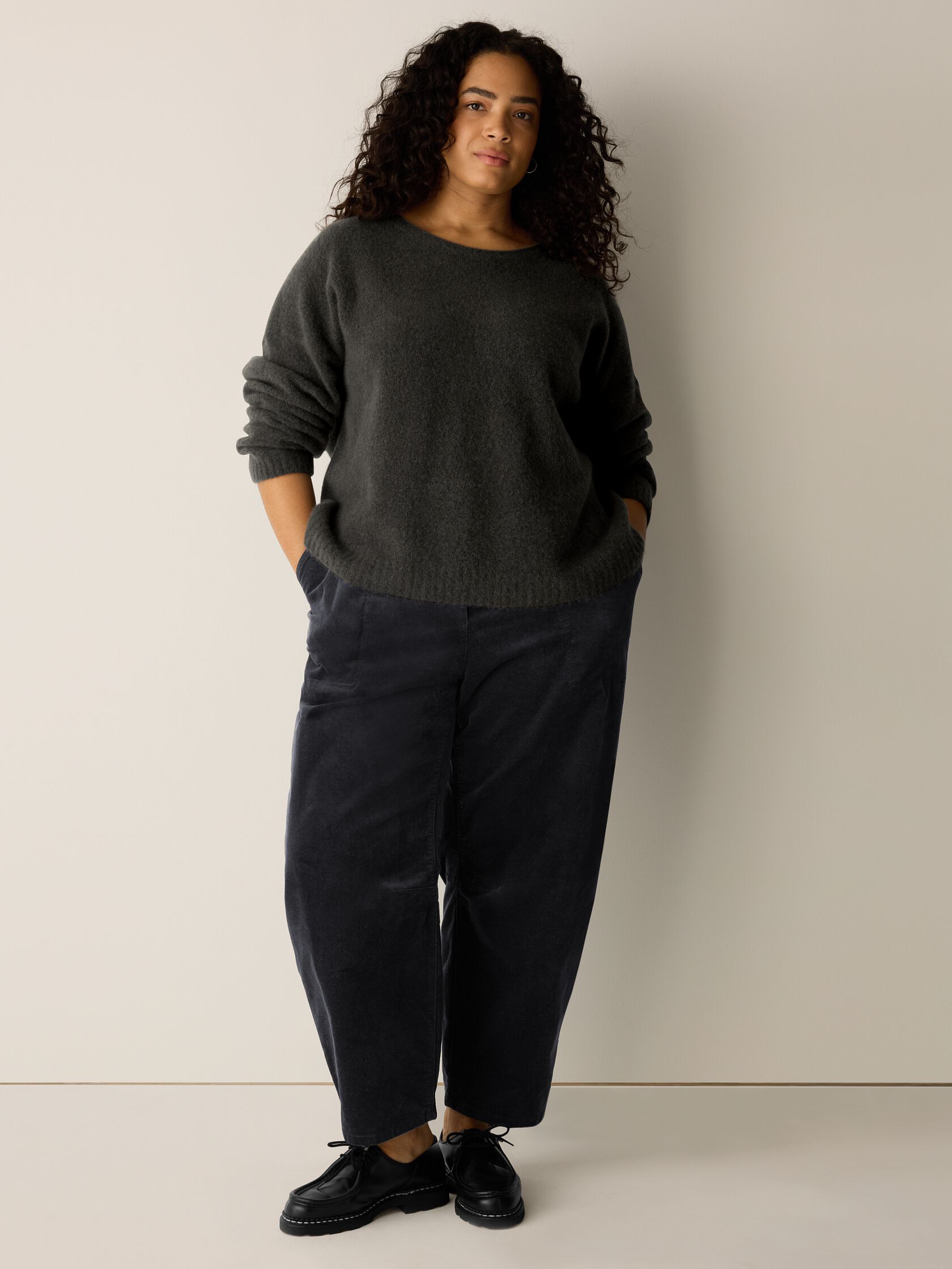 Cashmere Silk Bliss Crew Neck Top