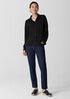 Organic Linen Jersey Classic Collar Shirt