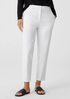 Organic Cotton Hemp Tapered Ankle Pant