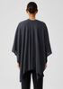 Fine Merino Jersey Poncho in Regenerative Wool