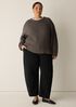 Cotton Stretch Denim Arch Pant