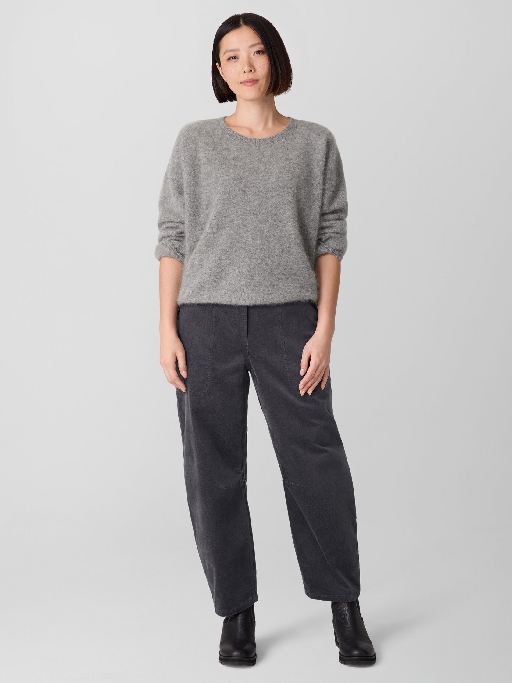 Brushed Organic Cotton Arch Pant