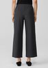 Washable Stretch Crepe Wide-Leg Pant