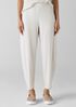 Textured Stretch Rib Lantern Pant