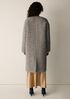 Curly Alpaca Wool Blend Round Neck Coat
