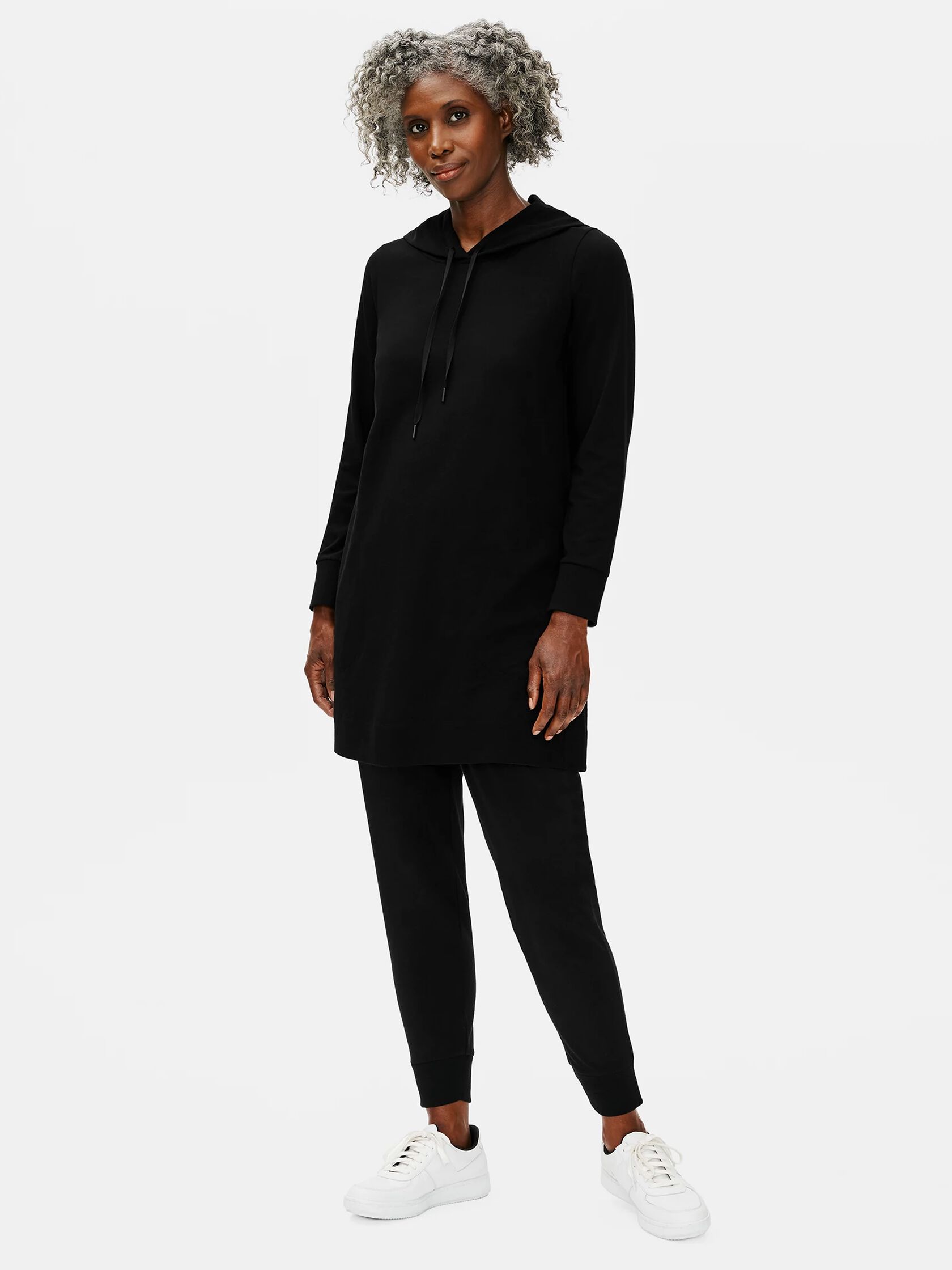 Traceable Organic Cotton Jersey Hooded Dress