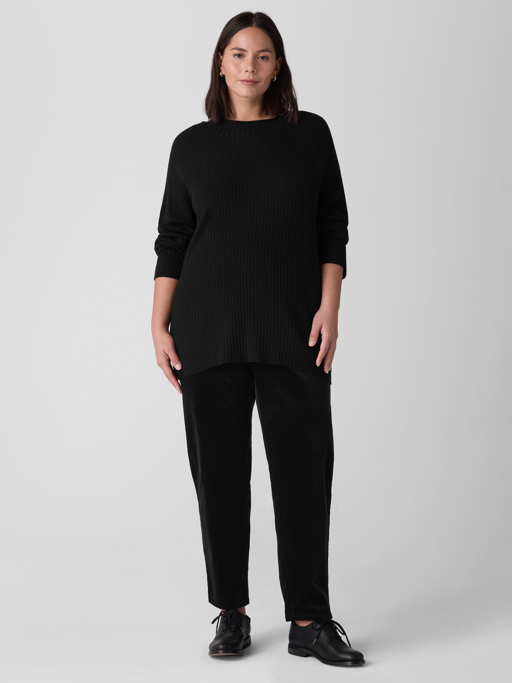 Organic Cotton Stretch Velveteen Slim Pant