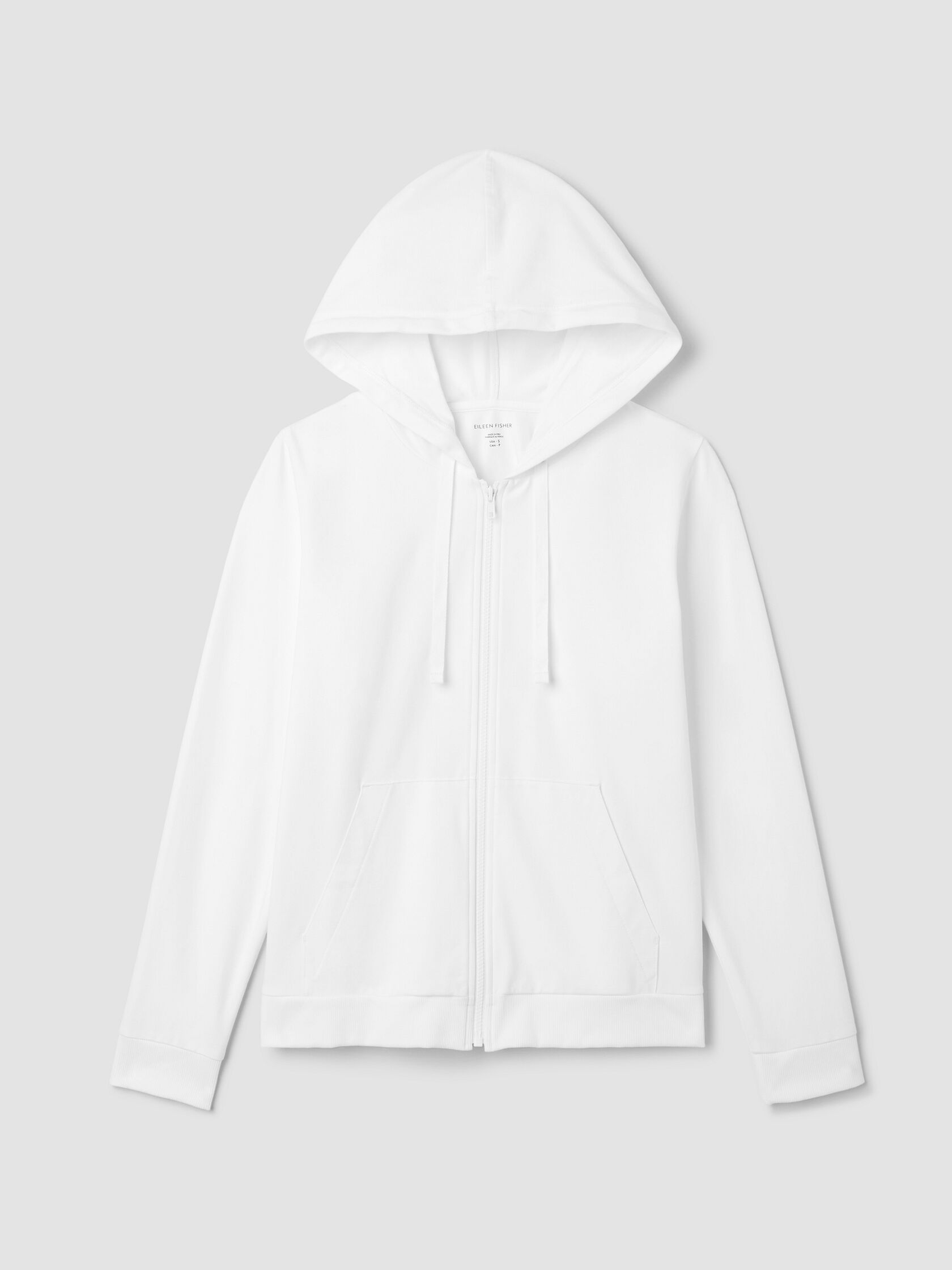 Pima Cotton Stretch Jersey Hooded Jacket