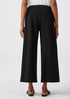 Organic Cotton Ponte Wide-Leg Pant