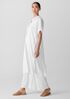 Organic Cotton Voile Box Band Collar Shirt