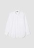 Washed Organic Cotton Poplin Classic Collar Long Shirt