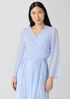 Sheer Silk Georgette Tie Jacket
